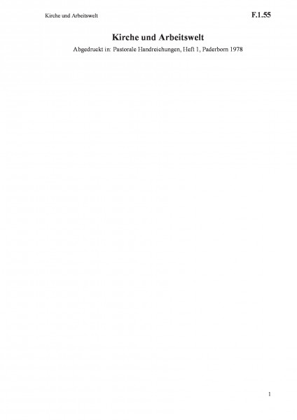 F.1.55 Kirche und Arbeitswelt