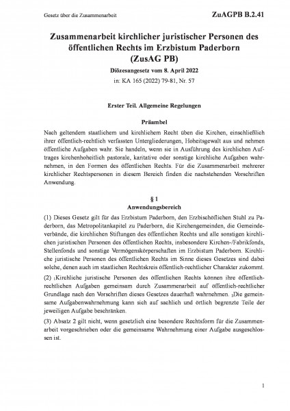 B.2.41 Gesetz über die Zusammenarbeit