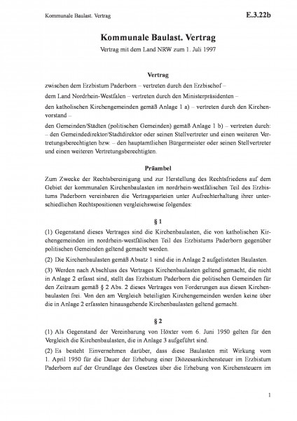 E.3.22b Kommunale Baulast. Vertrag