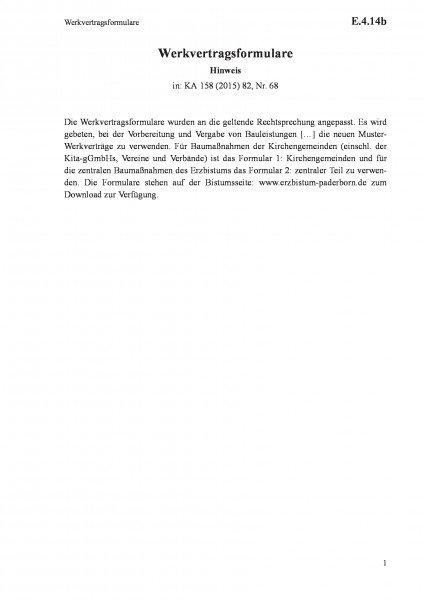 E.4.14b Werkvertragsformulare