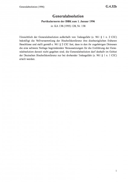 G.4.32b Generalabsolution (1996)