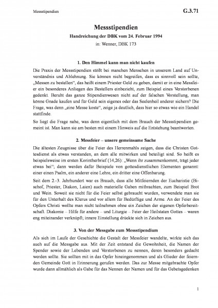 G.3.71 Messstipendien