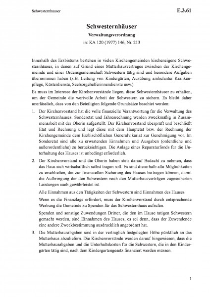 E.3.61 Schwesternhäuser