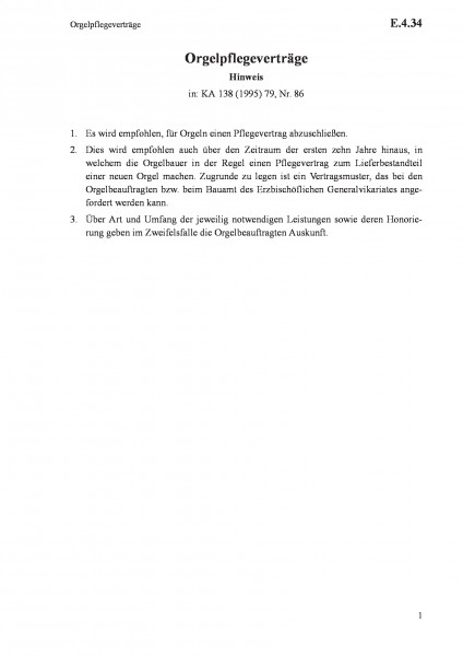 E.4.34 Orgelpflegeverträge