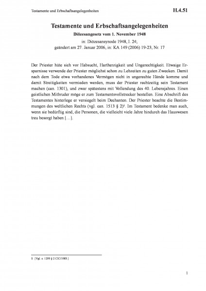 H.4.51 Testamente und Erbschaftsangelegenheiten