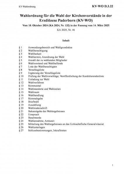 D.3.22 KV-Wahlordnung