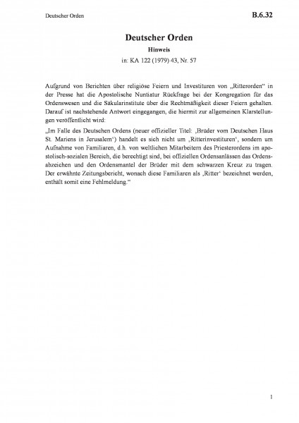 B.6.32 Deutscher Orden