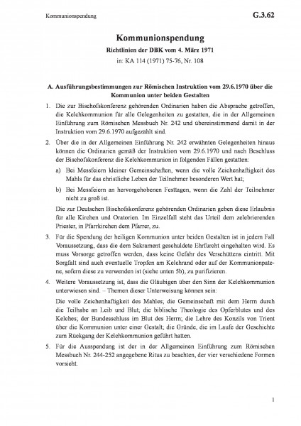 G.3.62 Kommunionspendung