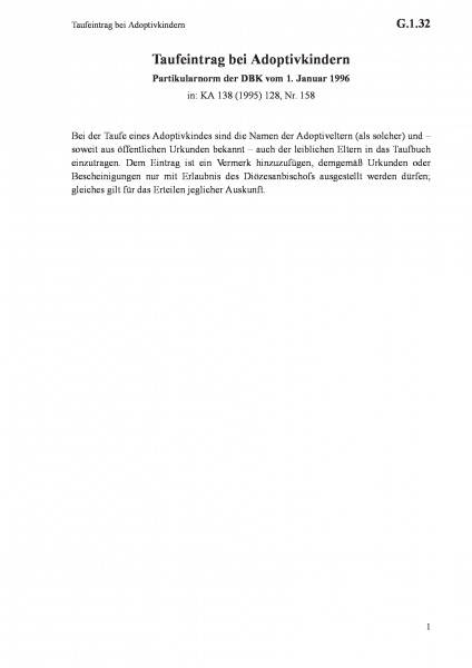 G.1.32 Taufeintrag bei Adoptivkindern