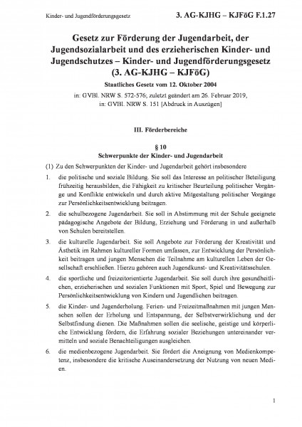 F.1.27 Kinder- und Jugendförderungsgesetz