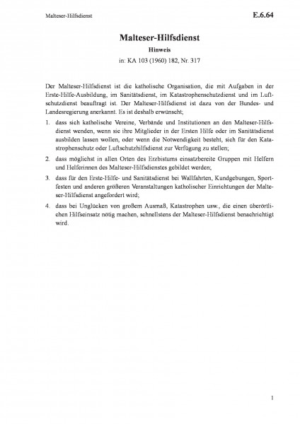 E.6.64 Malteser-Hilfsdienst
