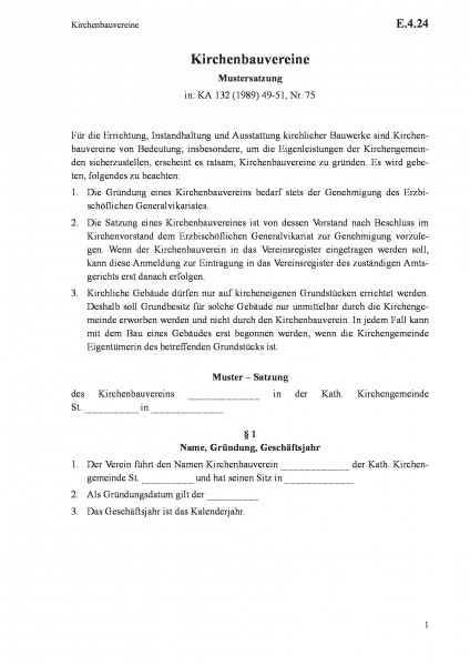 E.4.24 Kirchenbauvereine
