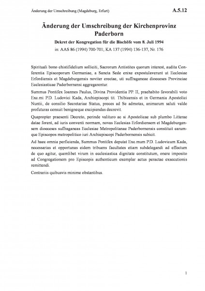 A.5.12 Änderung der Umschreibung (Magdeburg, Erfurt)