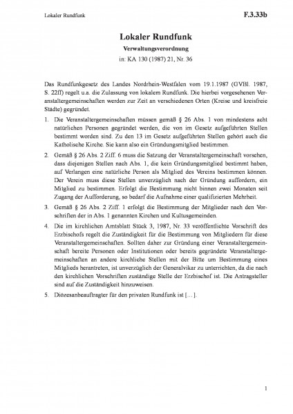 F.3.33b Lokaler Rundfunk