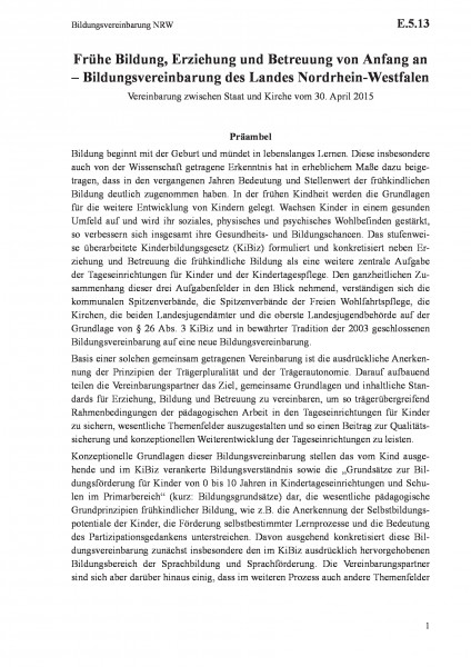 E.5.13 Bildungsvereinbarung NRW