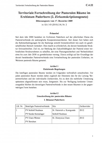 C.4.22 Territoriale Fortschreibung der Pastoralen Räume