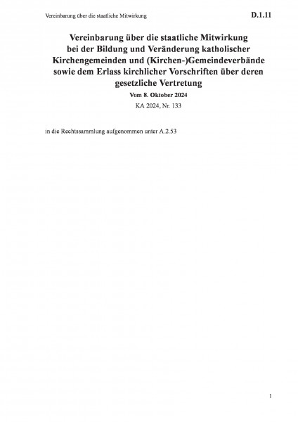 D.1.11 Vereinbarung über die staatliche Mitwirkung