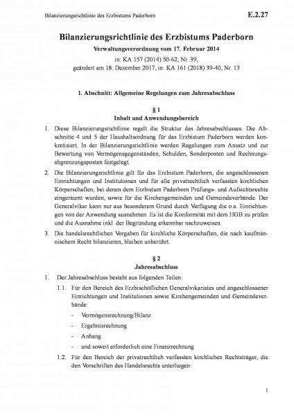 E.2.27 Bilanzierungsrichtlinie des Erzbistums Paderborn